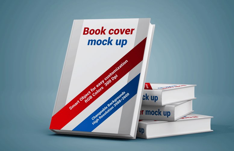 Download Book Pile Mockup | Mockup World