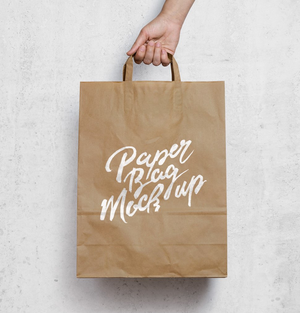 Download Paper Bag MockUp | Mockup World