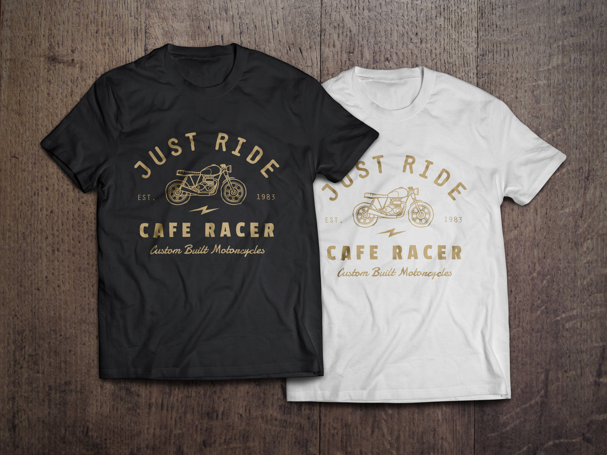 opslag Boos ontbijt T-Shirts (front & back) Mockups - Mockup World