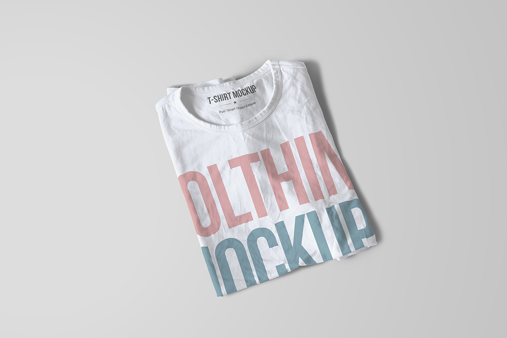 Download Folded T-Shirt Mockup | Mockup World