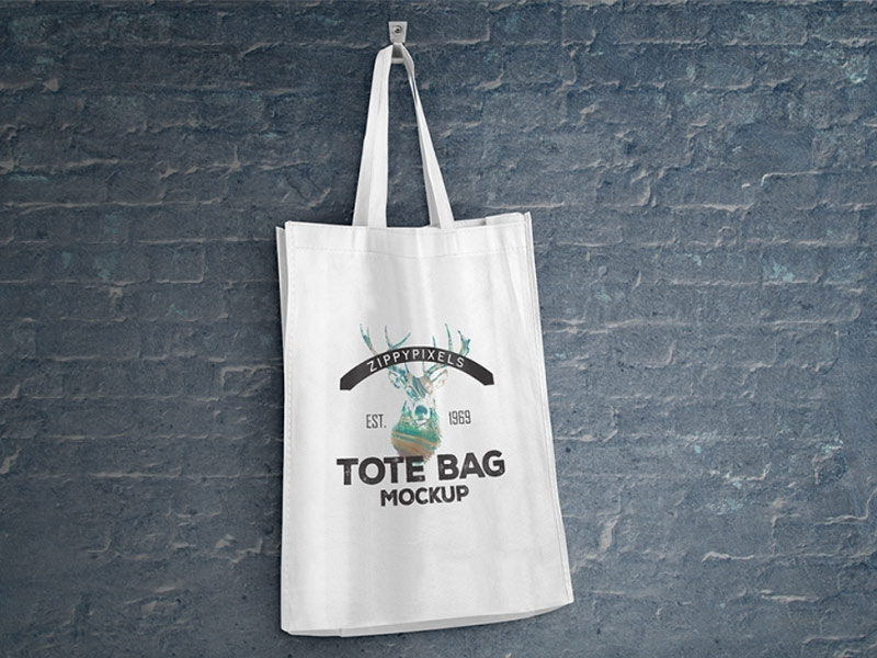 Download Two Tote Bag Mockups | Mockup World