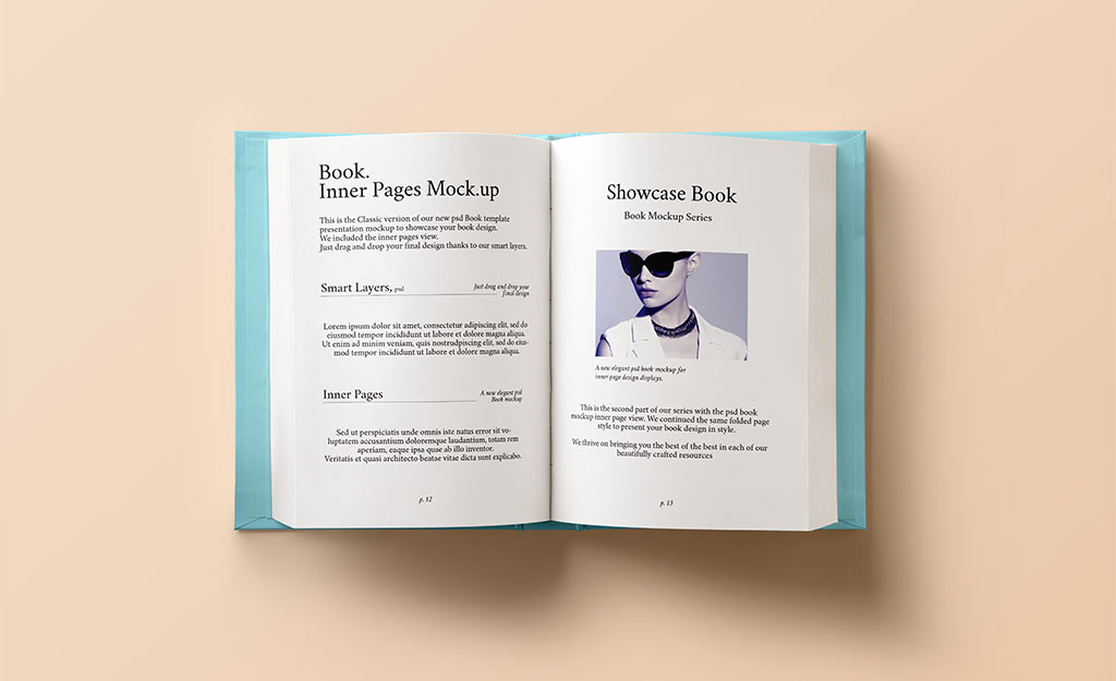 Download Open Hardcover Book Mockup Mockup World