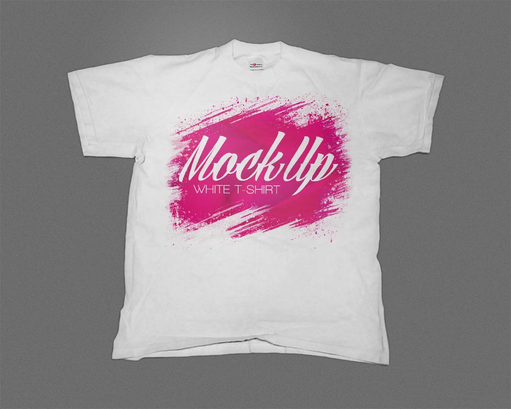 Download White flat T-Shirt Mockup | Mockup World