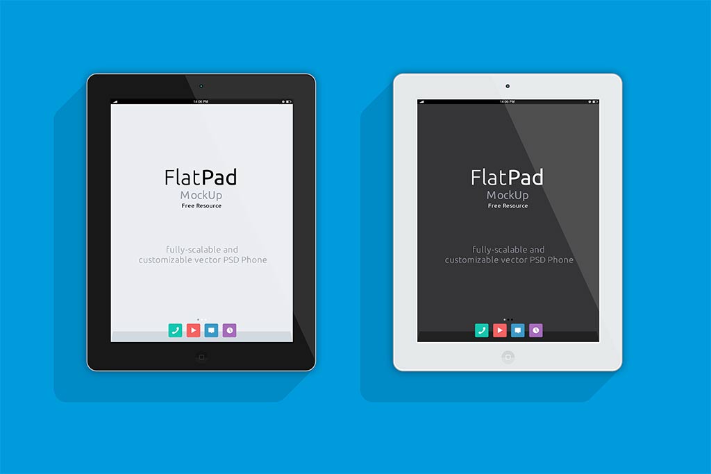 New Free Mockups – Clean iPad front View Mockup – Download Now