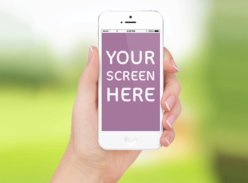 New Free Mockups – iPhone in female Hand Mockup Set – Download Now