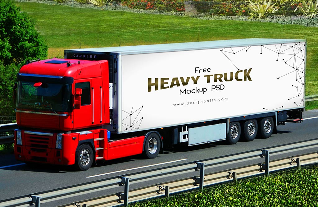 Heavy Truck Mockup | Mockup World