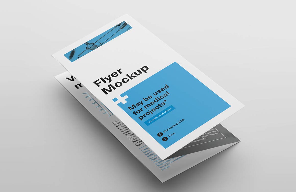 Tri-fold Flyer Mockups - Mockup World Pertaining To Three Fold Flyer Templates Free