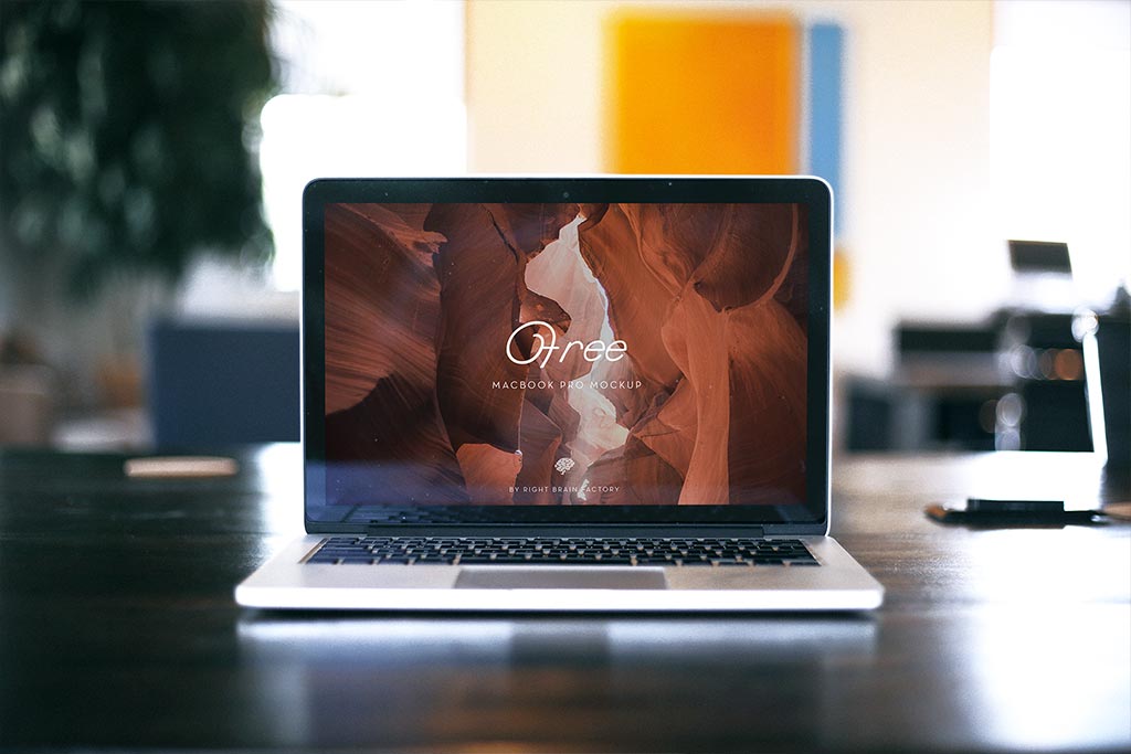 New Free Mockups – Set of MacBook in Office Mockups – Download Now