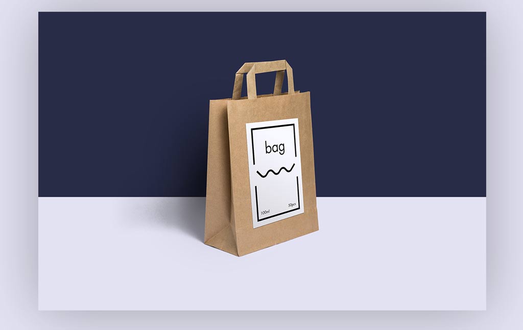 New Free Mockups – Customizable Paper Bag Mockup – Download Now