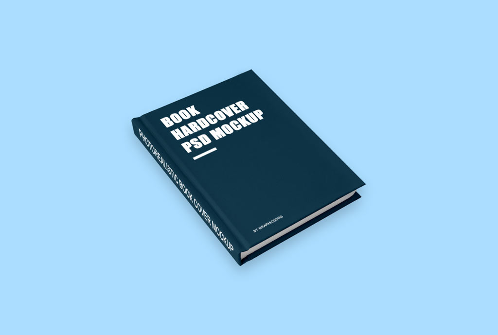 New Free Mockups – Simple Hardcover Book Mockup – Download Now