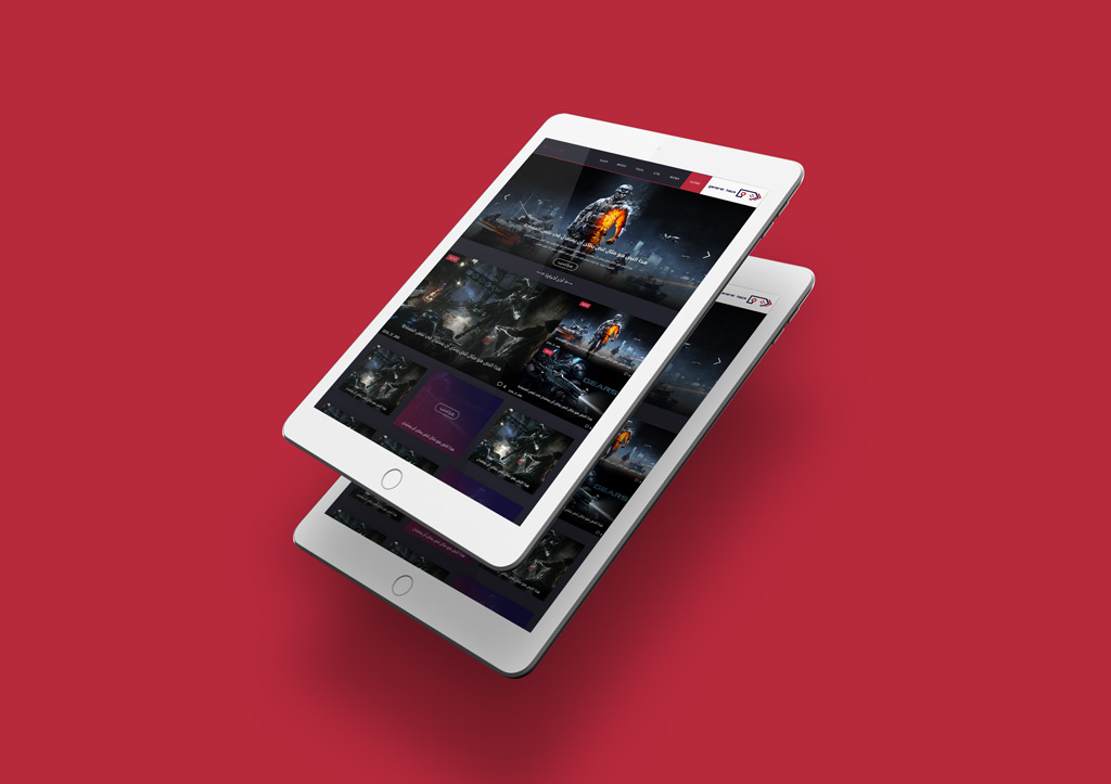 Download Floating white iPads Mockup | Mockup World