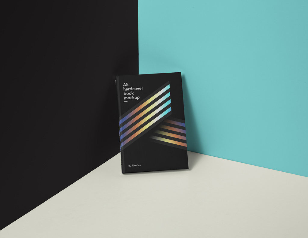 New Free Mockups – Hardcover Book Showcasing Mockup – Download Now