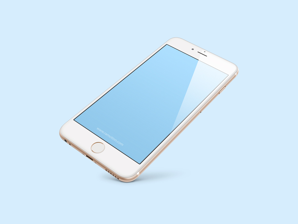 Download Floating white iPhone 8 Mockup | Mockup World