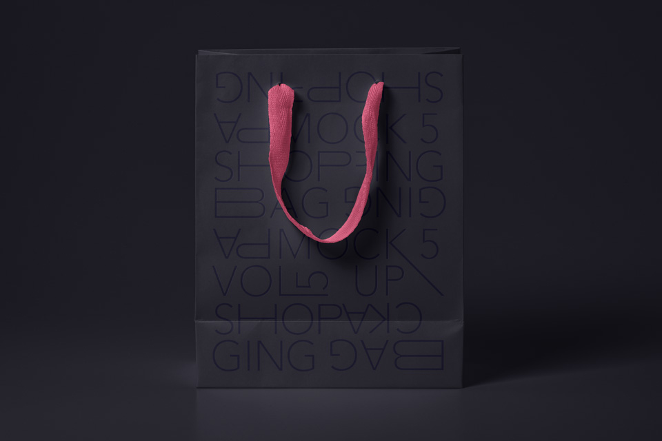 New Free Mockups – Standing Paper Shopping Bag Mockup – Download Now