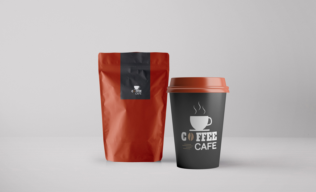 Download Coffee Packaging And Paper Cup Mockup Mockup World PSD Mockup Templates