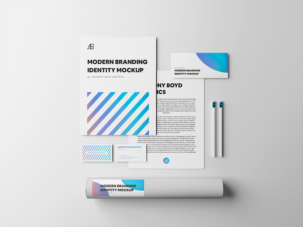 Download Modern Branding Identity Mockup Mockup World PSD Mockup Templates