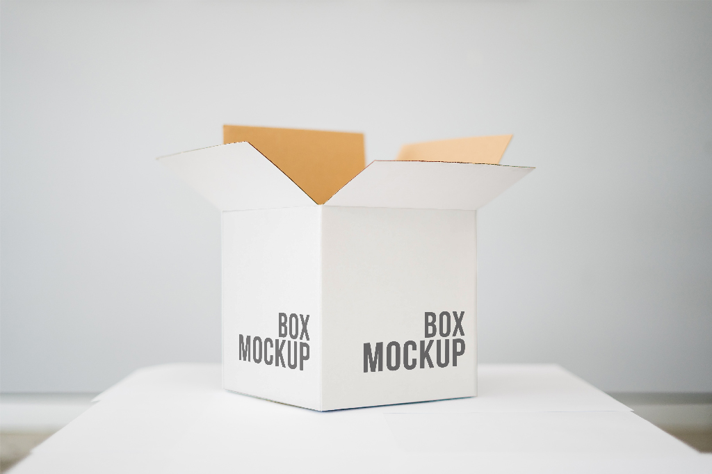 Download Open Square Box Mockup | Mockup World