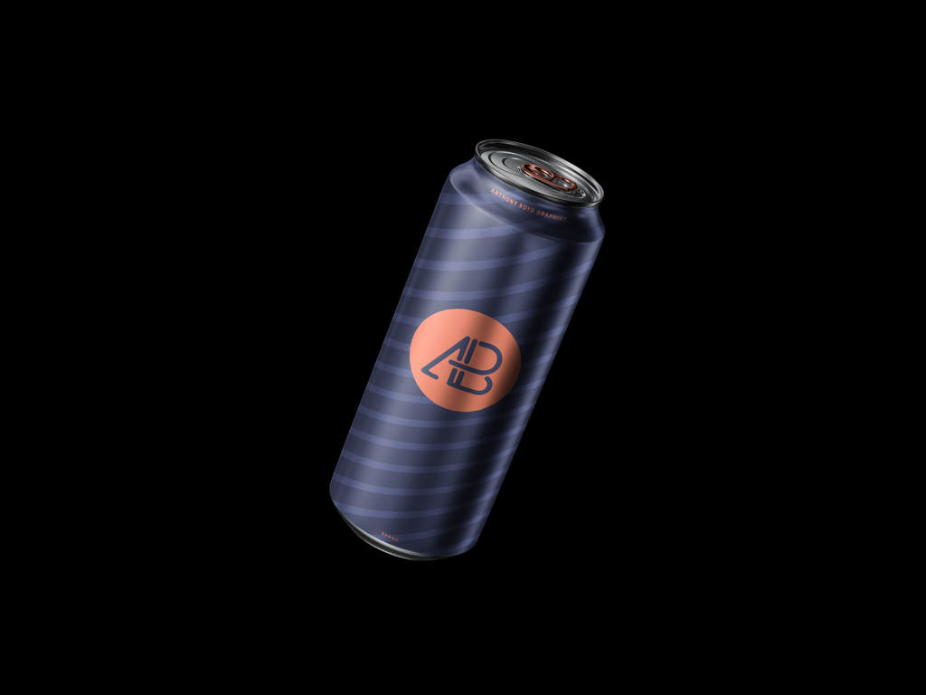 New Free Mockups – Aluminum Can (330 & 500 ml) Mockups – Download Now