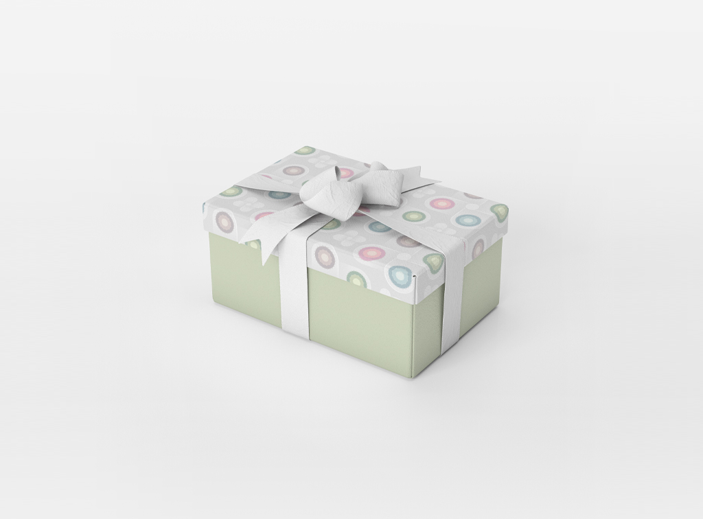Download 3d Gift Box With Ribbon Mockup Set Mockup World