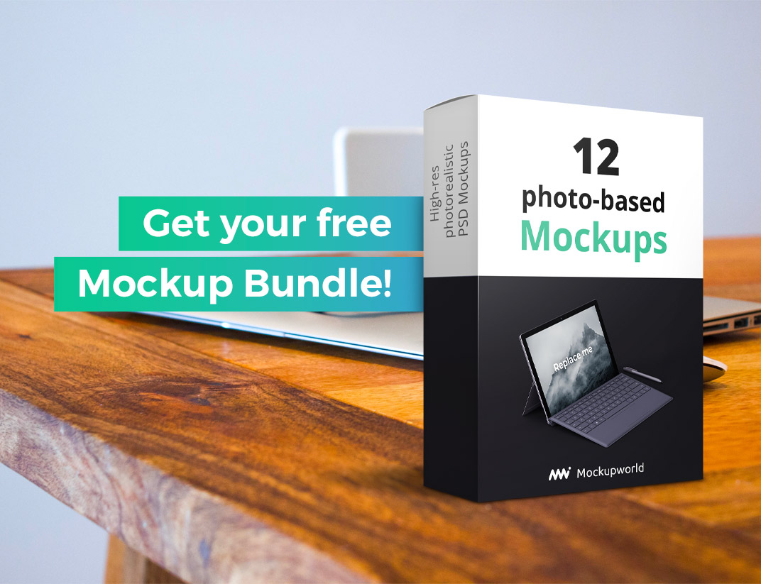 Download Free Download the free Mockup World Bundle!