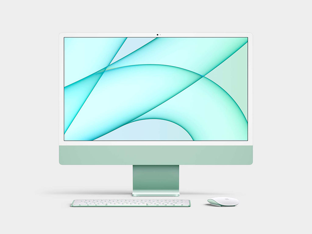 24-inch iMac (2021) Mockup Set | Mockup World