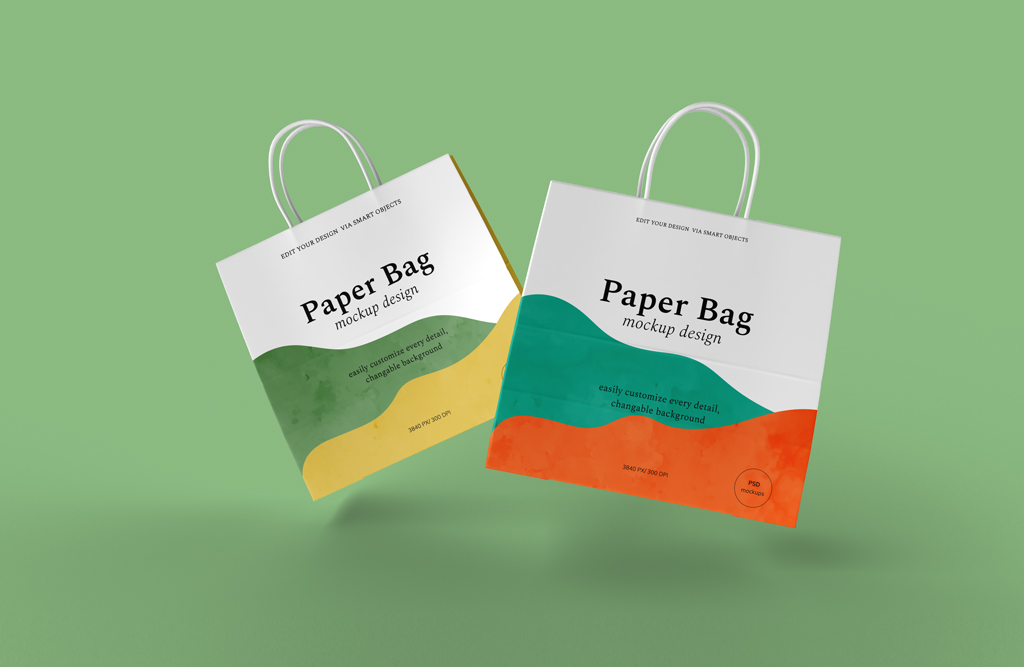 Free White Paper Bag Mockup - Free PSD Mockup Free PSD Mockup for everyone