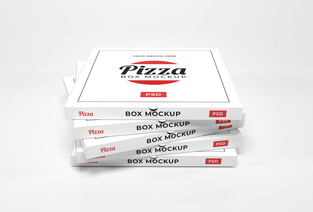 New Free Mockups – Pizza Boxes Mockup – Download Now