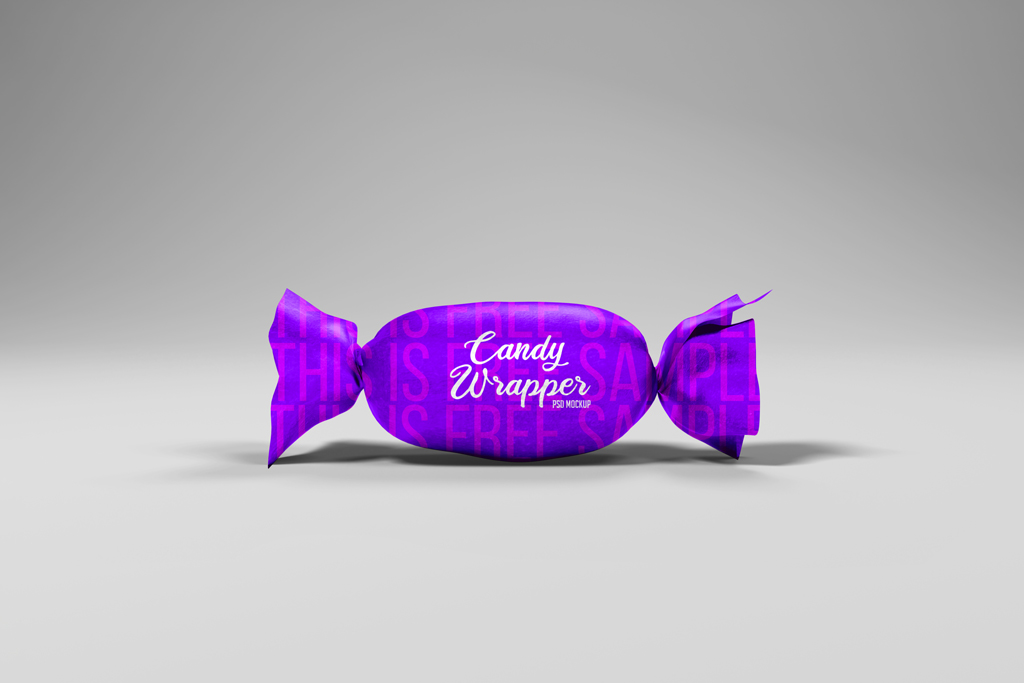 Candy Wrapper Mockup - Mockup World