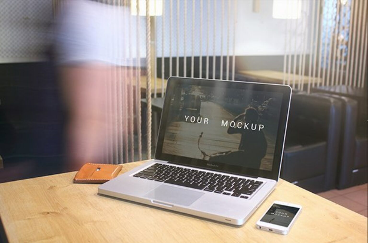 MacBook Pro in Office Bundle Mockup World