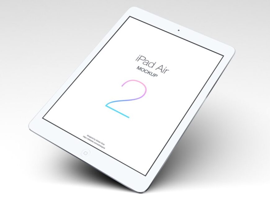 Floating IPad Air 2 Mockup Mockup World