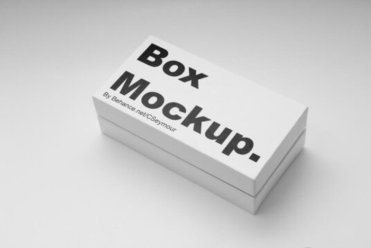 Download White small Box Mockup | Mockup World