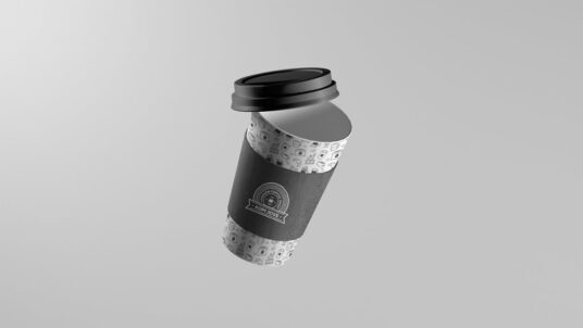 Download Floating Take Away Coffee Cup Mockup Mockup World PSD Mockup Templates