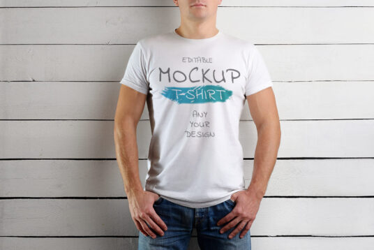 Download White Men's Shirt Mockup | Mockup World