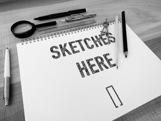 Drawing Sketch-Pad (A5) Mockup - Mockup World