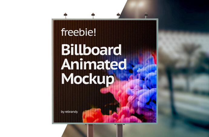 animated 3d mockup for website presentation free