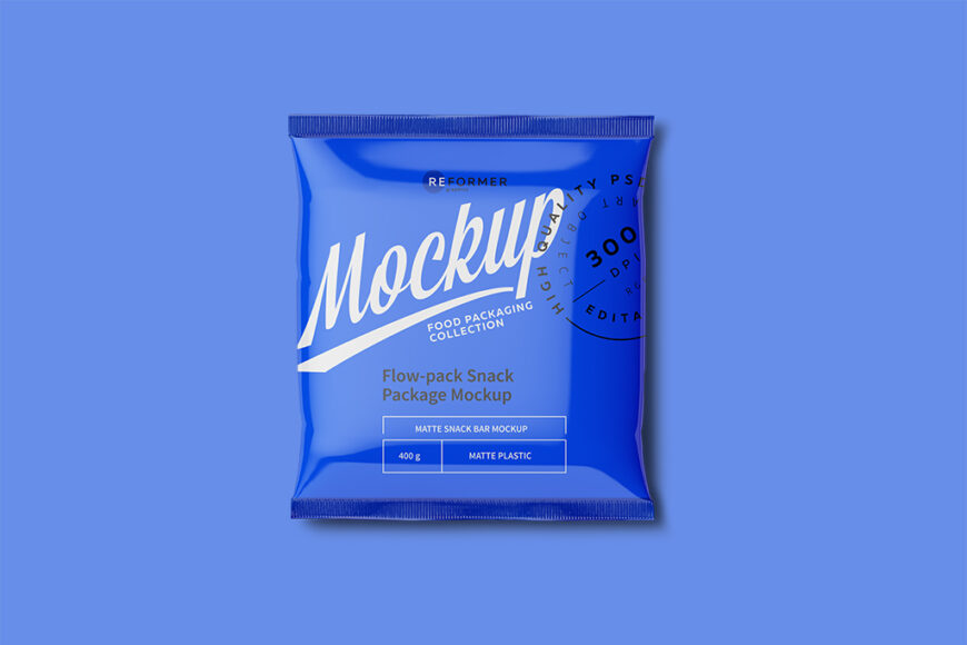 Chip or Snacks Bag Mockup | Mockup World