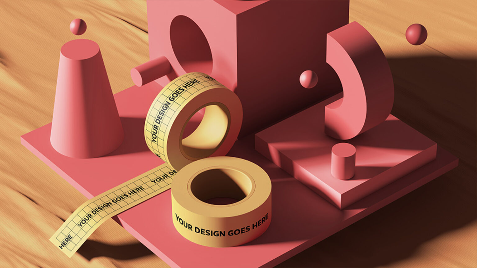 Download Adobe's 3D Items Mockup Bundle | Mockup World