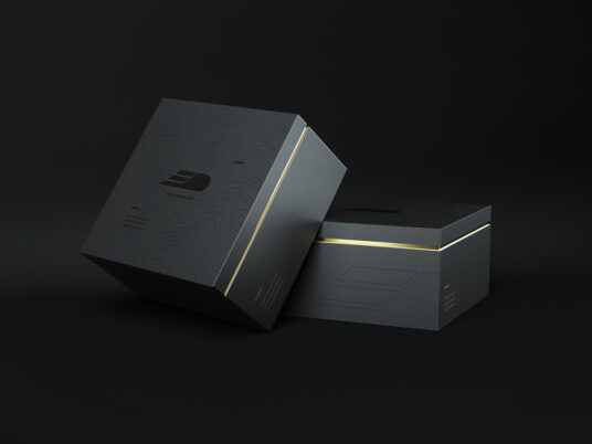 black rectangle box